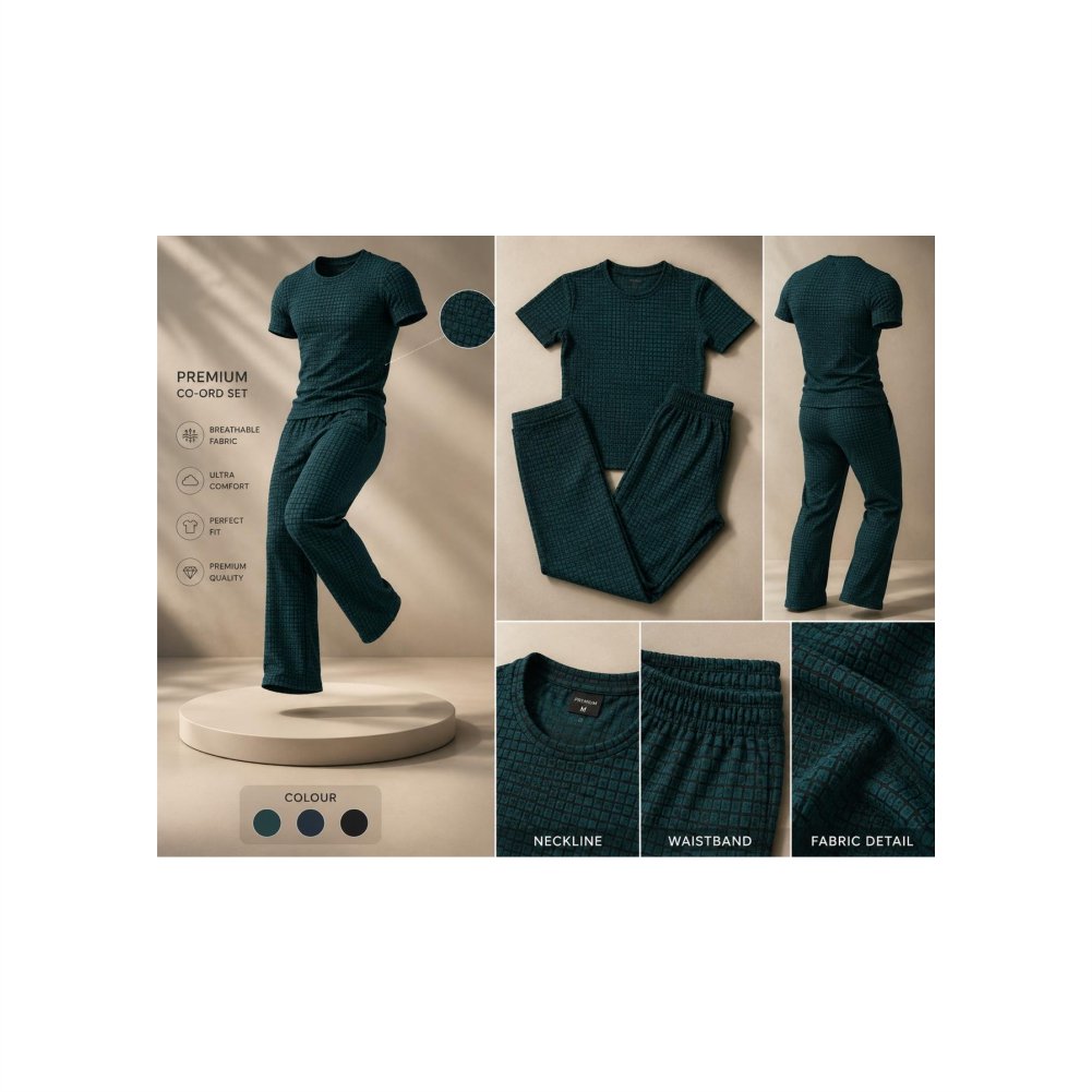 Polo & Trouser – 2nd set – 1 – Round neck -2